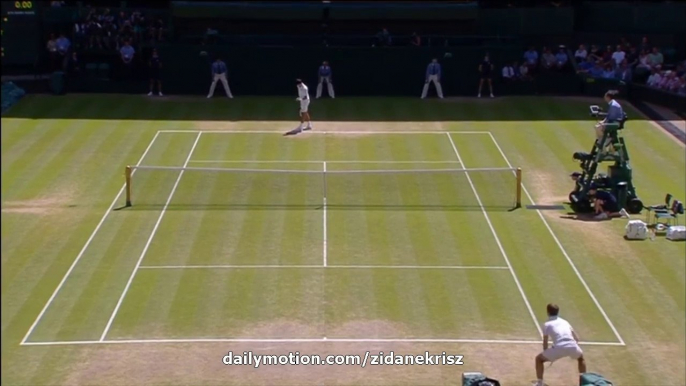 1st game - Novak Djokovic v. Richard Gasquet 10.07.2015 Wimbledon