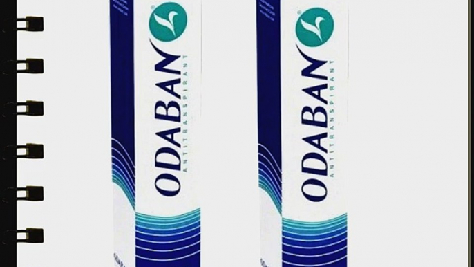 ODABAN Antiperspirant Deodorant Spray 2 X 30ml