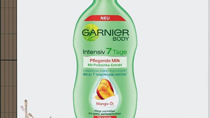 Garnier Body Intensiv 7 Tage Pflegende Milk Mango-?l Trockene/Raue Haut 400 ml 6er pack