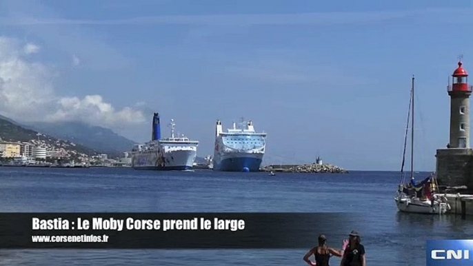 Bastia : Le Moby Corse prend le large…