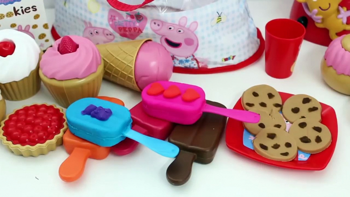 Peppa Pig's Snacks Bag Play Doh Summer Snacks Los Dulces de Peppa Play Food Cooking Set Toy Videos