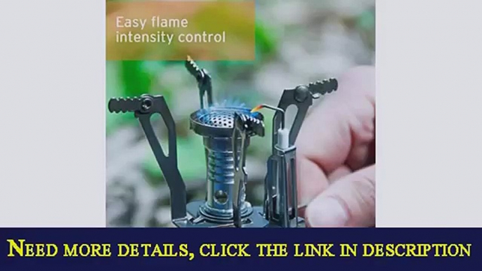 Etekcity Ultralight Portable Outdoor Backpacking Camping Stoves with Piezo Ignition, 1-Year