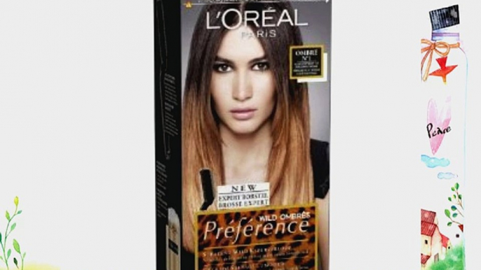 L'Oreal Preference Wild Ombre Dip Dye Hair Kit (Copper Ombre- Medium Blonde To Dark Brown)