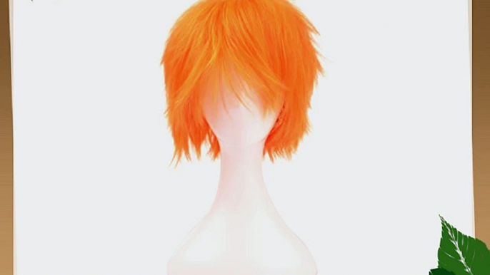 Ziyanshop Kurosaki Ichigo orange Anime Short Layered Haar Boy Cosplay volle Per?cke Bleach