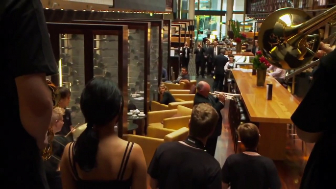James Morrison Flash Mobs Bluestone Wine Lounge at InterContinental Melbourne The Rialto
