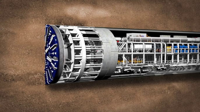 Meet Crossrail's giant tunnelling machines