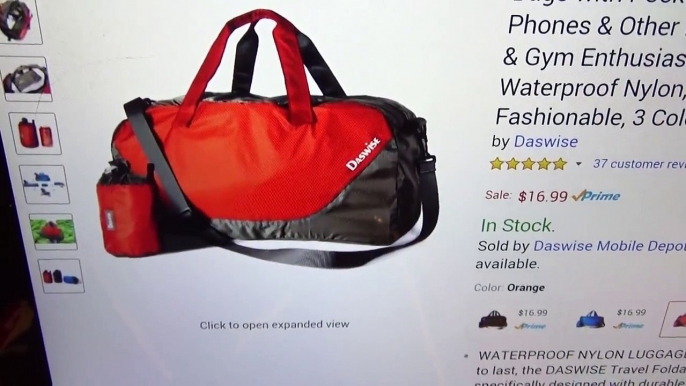 Daswise Waterproof Foldable Travel Duffel Bag