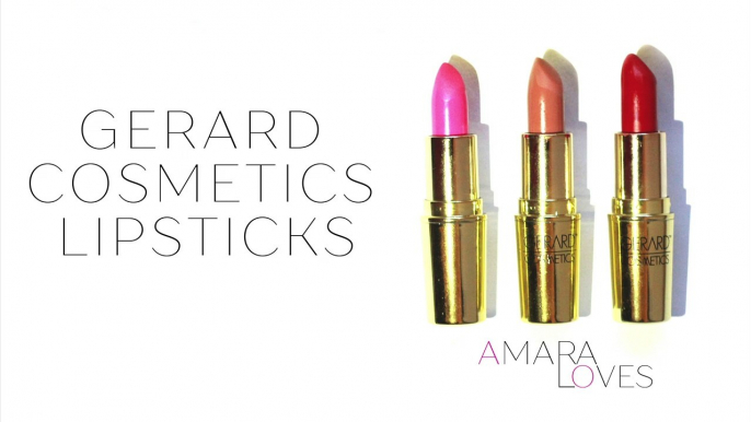 Gerard Cosmetics Lipsticks