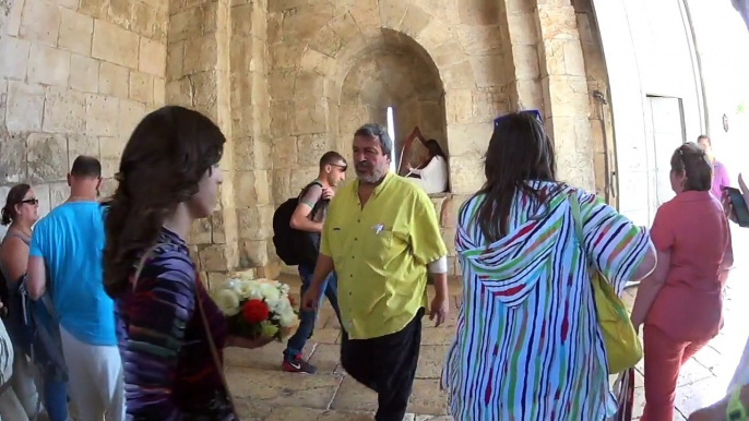 Sounds of the harp in the, Old City of Jerusalem