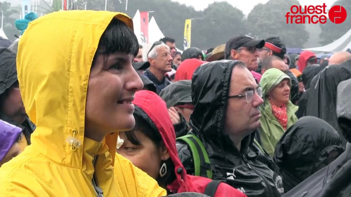 Dominique A aux Vieilles Charrues 2015, à Carhaix