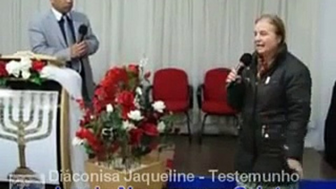 TESTEMUNHO IMPACTANTE - DIACONISA JAQUELINE - IGREJA NASCER EM CRISTO