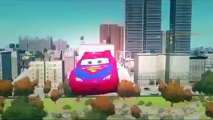 INSANE FLYING SUPERMAN MCQUEEN CARS! (Disney Pixar Cars Custom Lightning McQueen)