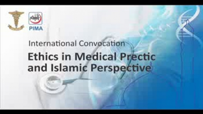 lecture on "the concept and implementation of an Islamic hospital" by Dr Ishaq Masood