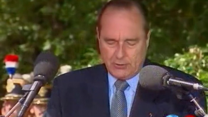 Discours historique du président de la République, Jacques Chirac