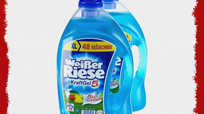 Wei?er Riese Kraft Gel Waschmittel 96 WL 2er Pack (2 x 48 WL)