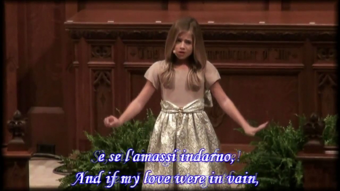 O Mio Babbino Caro by Jackie Evancho with lyric's and English translation