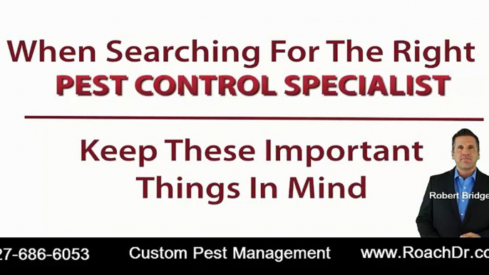 Largo Pest Control Termite Inspections in Pinellas County Florida