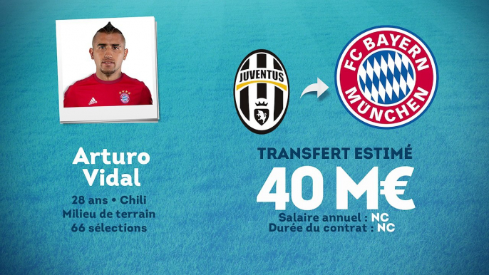 Officiel : Arturo Vidal rejoint le Bayern Munich !