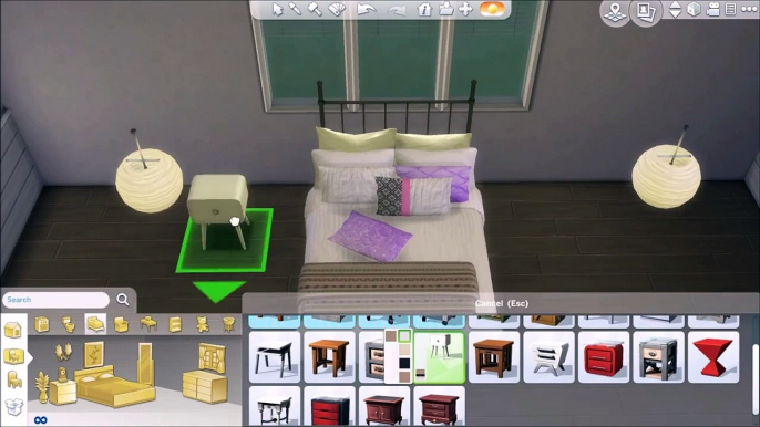 The Sims 4: Room Build | Teenage Girl's Bedroom - CC Used