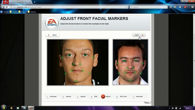 FIFA 15 Game Face | Mesut Özil | How to make your pro look like Özil