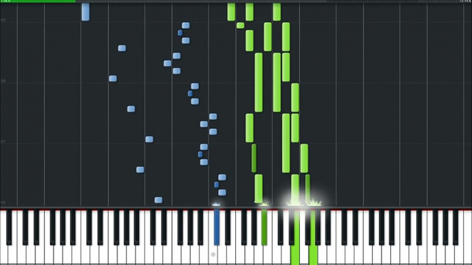 Wolfgang Amadeus Mozart - Twinkle Twinkle Little Star - Synthesia - 100% Speed