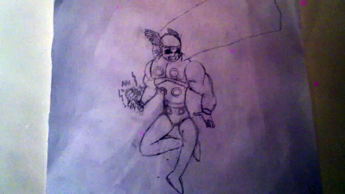 Elton's Drawing for Cartoon Block Thor Contest