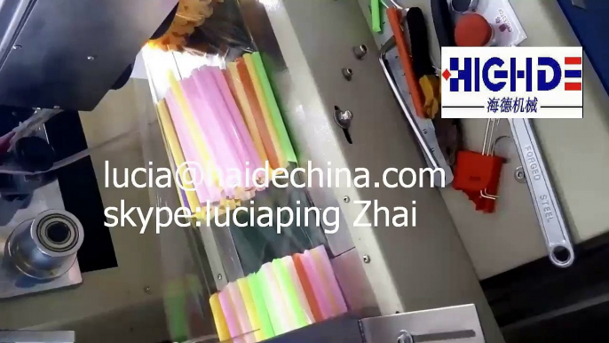 multi-straw straight straw packaging machine,drinking straw packaging machine