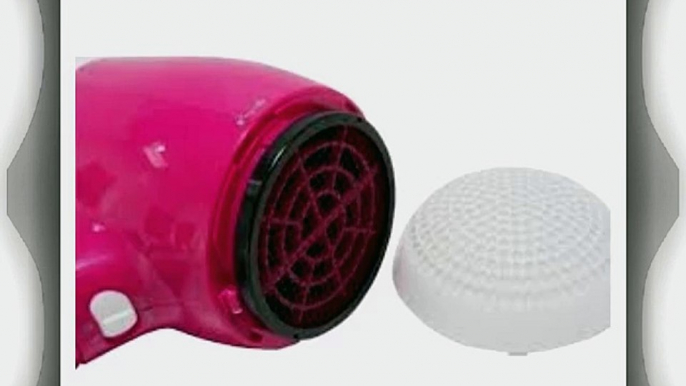 Haartrockner 2000 Watt Ionen pink/wei? Haar F?n mit Diffusor