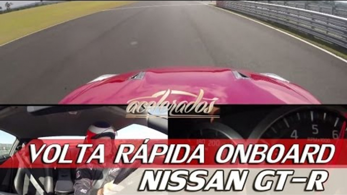 NISSAN GT-R - VOLTA RÁPIDA ONBOARD #40 COM RUBENS BARRICHELLO | ACELERADOS