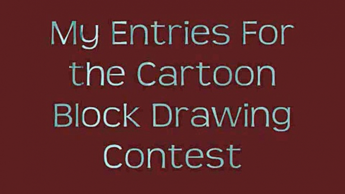 Cartoon Block Contest Entries