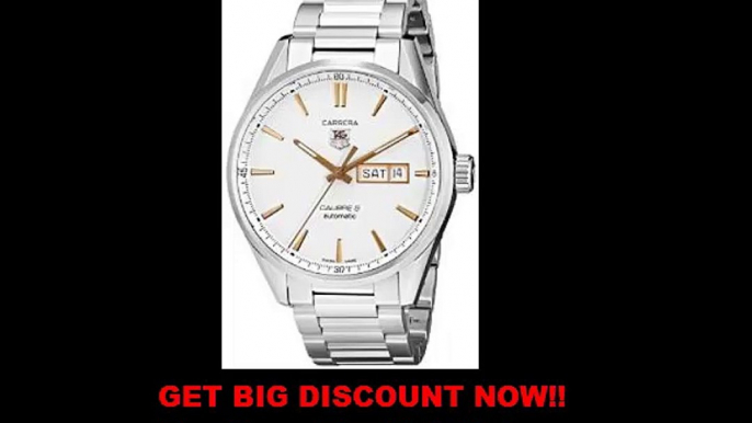 PREVIEW TAG Heuer Men's WAR201D.BA0723 Carrera Analog Display Analog Quartz Silver Watch