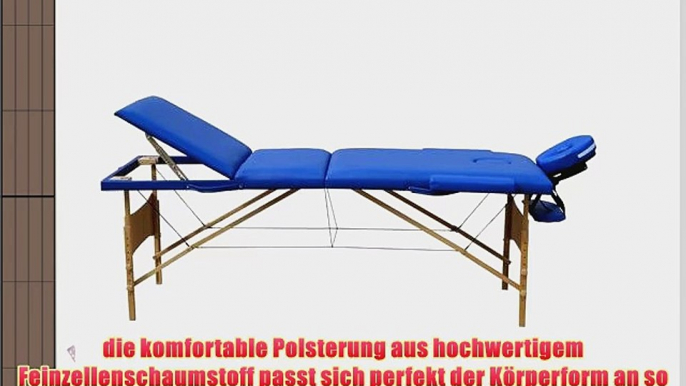 Luxus Massagetisch Massageliege Massagebank 3 Zonen