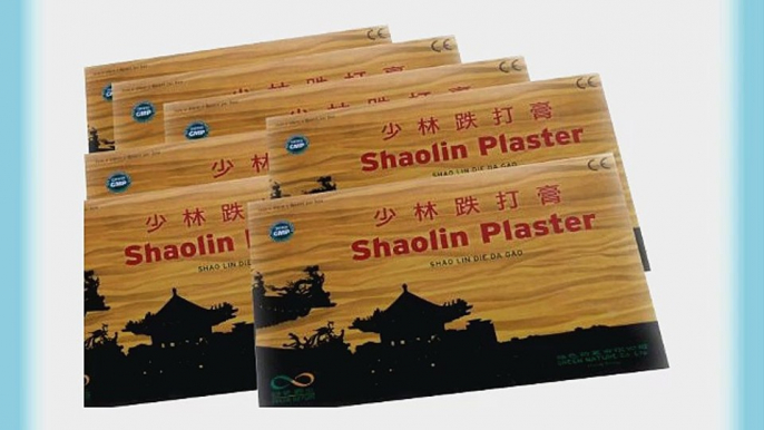 80 St?ck SHAOLIN PFLASTER  10 x 7 cm aus China - Green Nature preiswerte Gro?packung