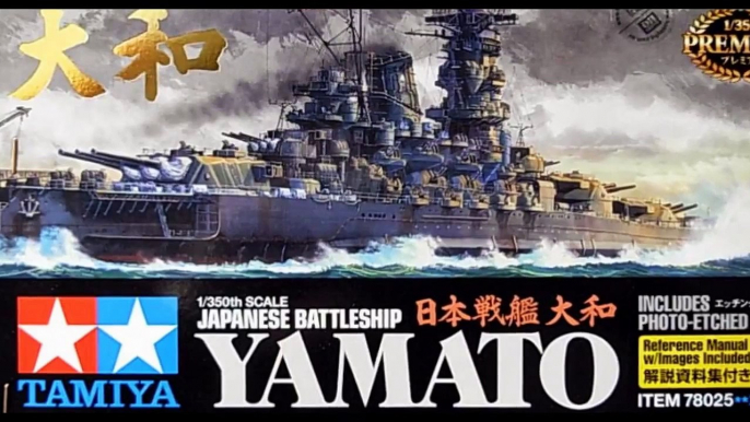 Tamiya Models Japanese Battleship Yamato Model Kit