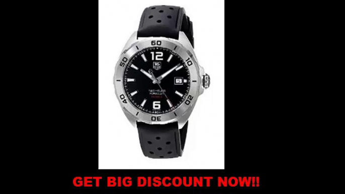 TAG Heuer Men's WAZ2113.FT8023 Formula 1 Analog Display Swiss Automatic Black Watch