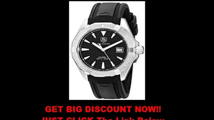 TAG Heuer Men's WAY2110.FT8021 Analog Display Automatic Self Wind Black Watch