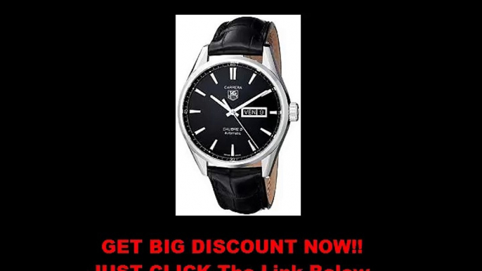 DISCOUNT TAG Heuer Men's THWAR201AFC6266 Carrera Analog Display Swiss Automatic Black Watch