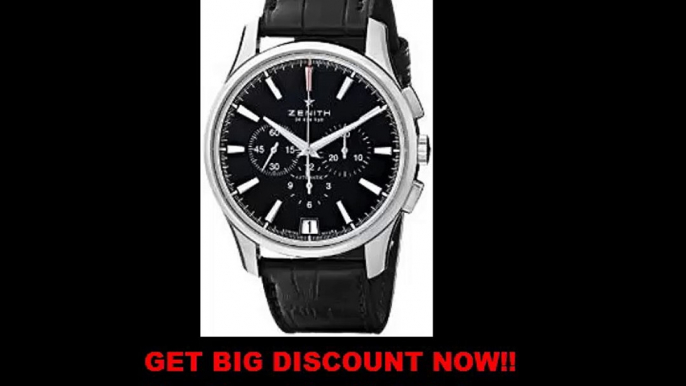 UNBOXING Zenith Men's 032110400.22C El Primero Analog Display Swiss Automatic Black Watch