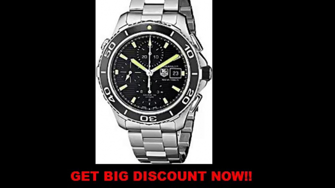 DISCOUNT TAG Heuer Men's CAK2111.BA0833 Analog Display Automatic Self Wind Silver Watch