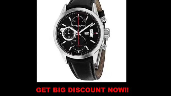 DISCOUNT Raymond Weil Freelancer Chronograph Automatic Stainless Steel Mens Watch 7730-STC-20041