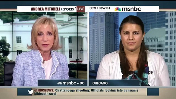 Andrea Mitchell Asks Chattanooga Shooter's Former Classmate If He Was Into Guns