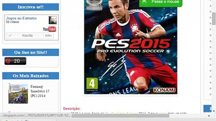 COMO BAIXAR E INSTALAR O PES 2015 PRO EVOLUTIAN SOCEER #6