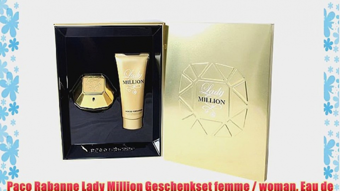 Paco Rabanne Lady Million Geschenkset femme / woman Eau de Parfum Vaporisateur / Spray 50 ml