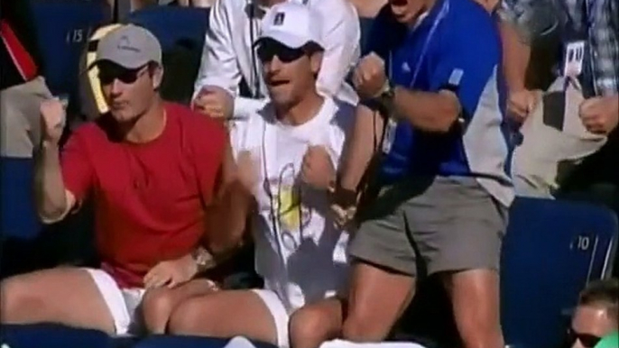 Andy Roddick vs David Nalbandian 2003 US Open Highlights