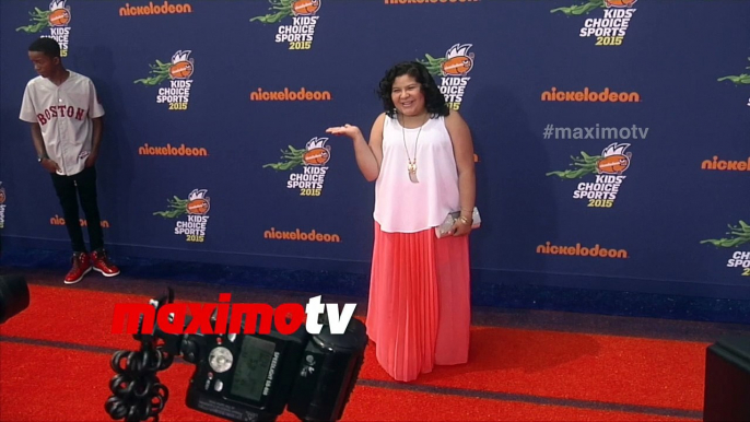 Raini Rodriguez Kids' Choice Sports 2015 Orange Carpet Arrivals