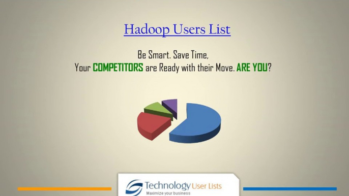 Accelerate sales leads for a niche clientele with the data-driven Hadoop users email list