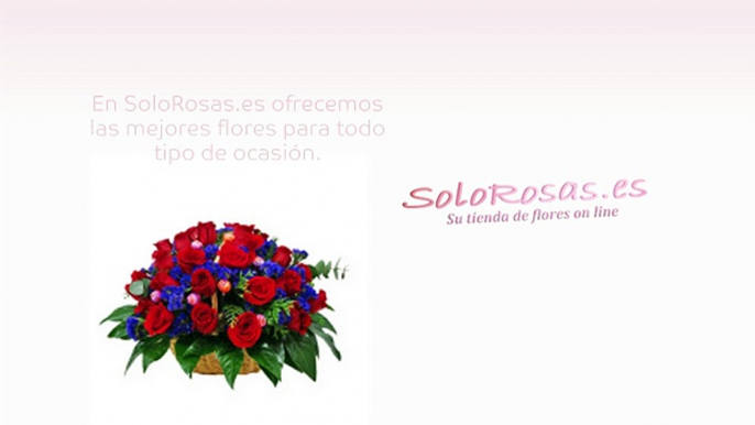 Solo Rosas - Cestas de flores - Centros de rosas - Bouquets de rosas