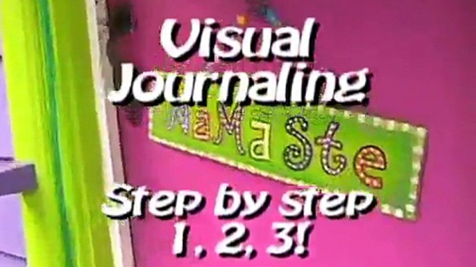 Visual Journaling Step by Step 1, 2, 3!