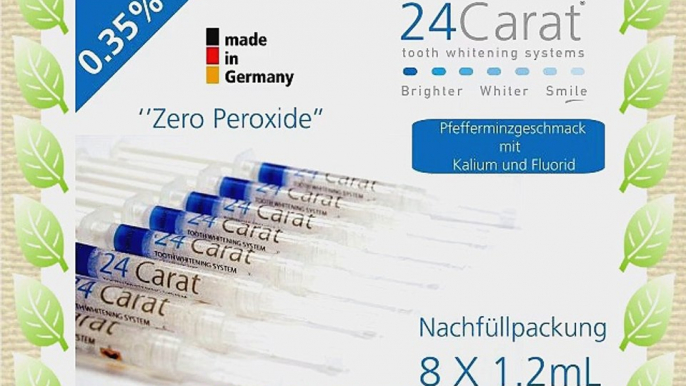 0.35% Neue ''Zero Peroxide'' CE Zahnaufhellung Bleaching Gel System 8 x 1.2mL