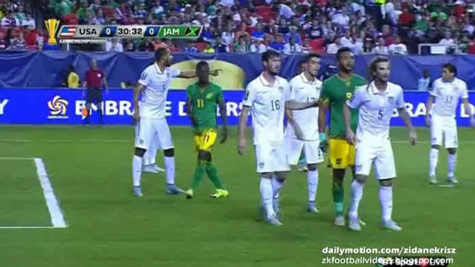 0-1 Darren Mattocks Fantastic Goal | USA v. Jamaica 22.07.2015 Gold Cup